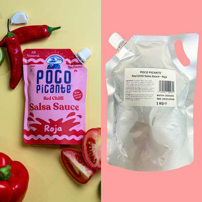 Red Chilli Roja Salsa Sauce — (4 x 1kg) Foodservice