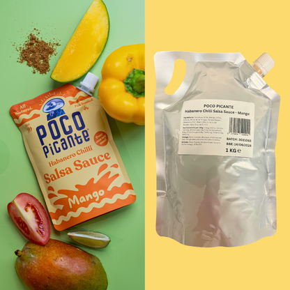 Habanero Chilli Mango Salsa Sauce — (4 x 1kg) Foodservice